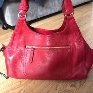 Cole Han Red Leather purse!!